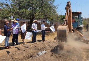 arranque de obra de agua en Juárez