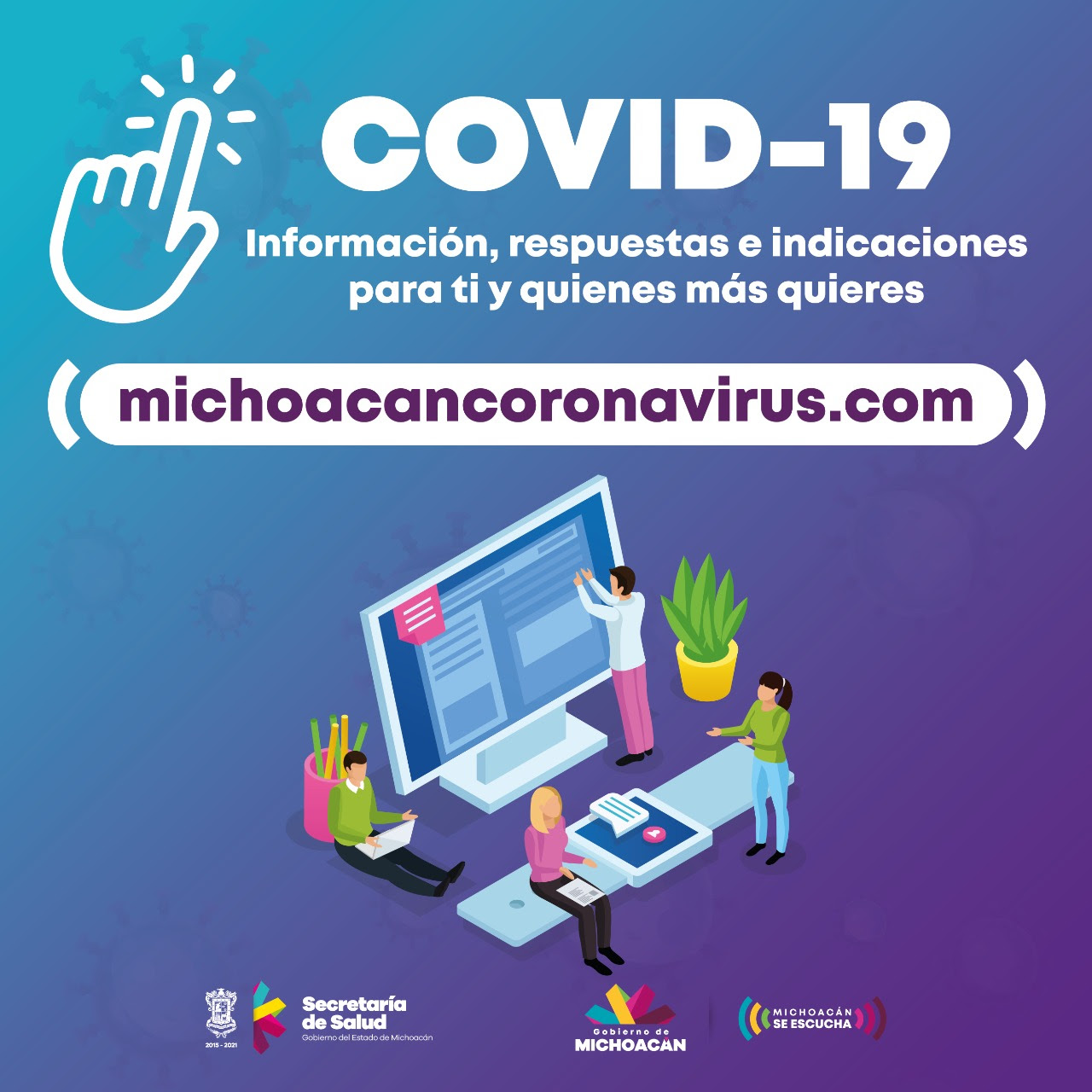 Página COVID gobierno Michoacán